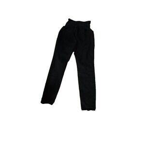 Sandpiper Maternity Woman's  Black Destressed Worn Skinny Jeans‎ Over Belly Sz L
